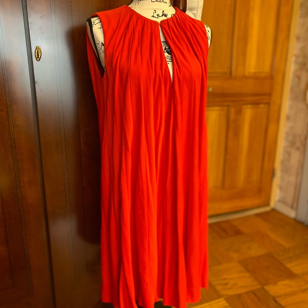 🎈sold🎈💋🍓GUCCI panel Red Dress size 42 medium - Picture 3 of 8